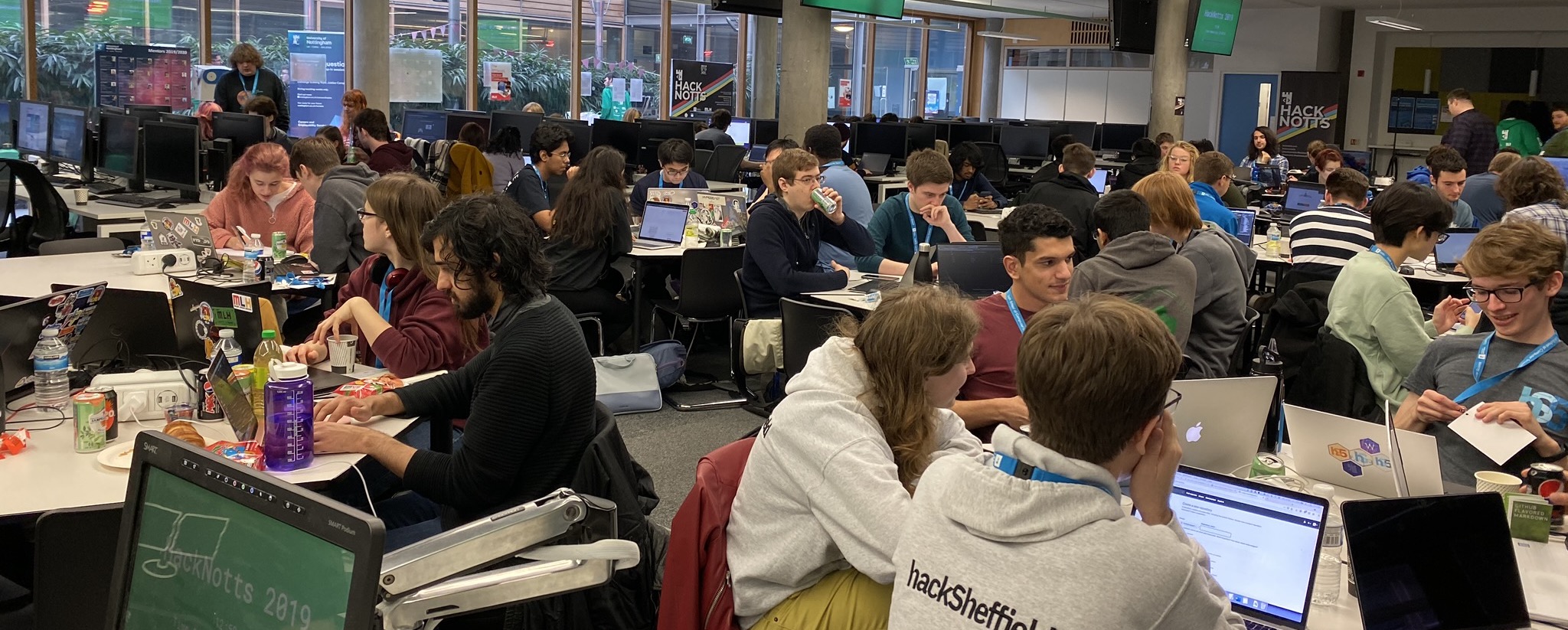 A photo of HackNotts 2019.